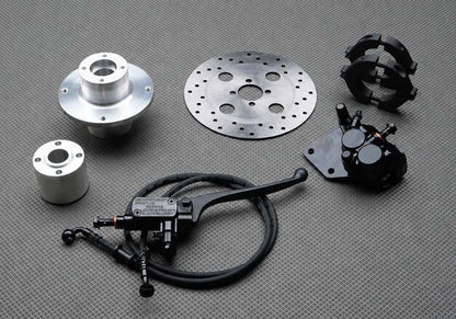 MINI RCR F2 Front Brake Kit with Upgraded Hub