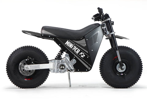 MINI RCR F2 - Black with Black Carbon Fenders