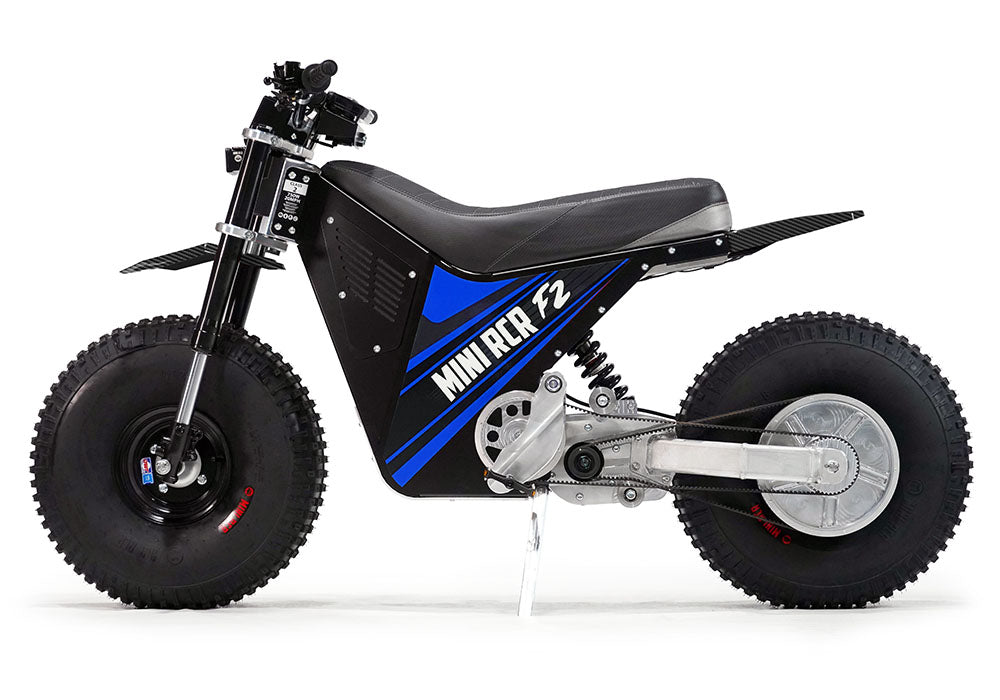 MINI RCR F2 - Blue with Black Carbon Fenders