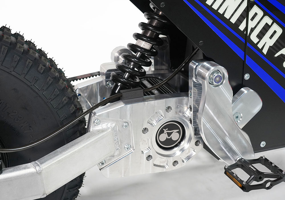 MINI RCR F2 - Blue with Black Carbon Fenders
