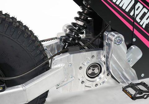 MINI RCR F2 - Pink with Black Carbon Fenders