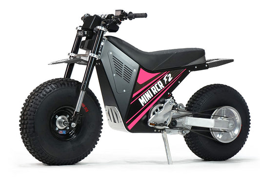 MINI RCR F2 - Pink with Black Carbon Fenders