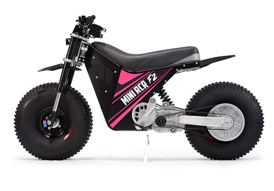 MINI RCR F2 - Pink with Black Carbon Fenders