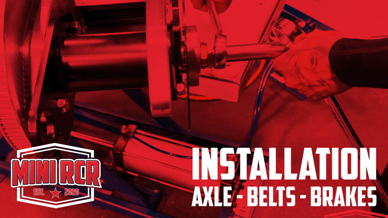 T3 AXLE, BELT AND BRAKE REPLACEMENT