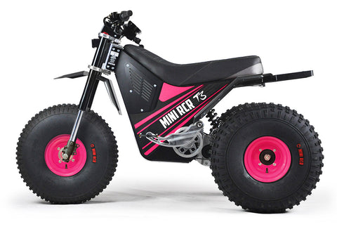 MINI RCR T3 - Pink with Black Carbon Fenders (Special Edition)