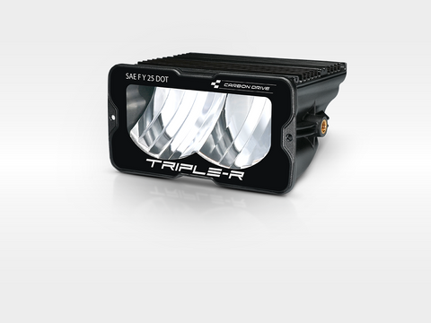 Triple-R Carbon-2 DRIVE LED Light – Clear / White Dip